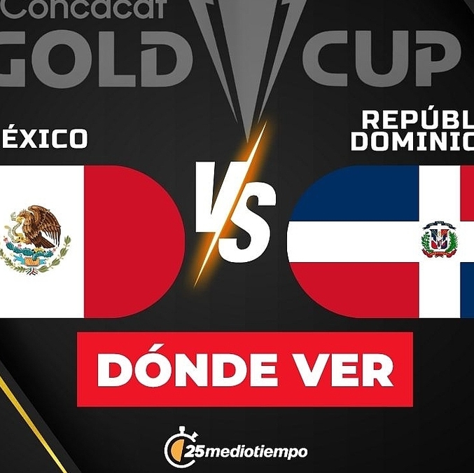Consulta la previa de México vs. República Dominicana para ver EN VIVO inicio Copa Oro 2025. Diseño: Abigail Sequerra