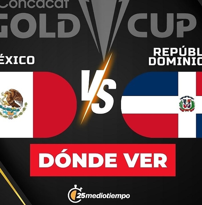 Consulta la previa de México vs. República Dominicana para ver EN VIVO inicio Copa Oro 2025. Diseño: Abigail Sequerra