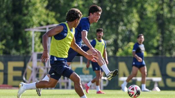 Jugadores de Navy Blues en un entrenamiento (@AucklandCity_FC)