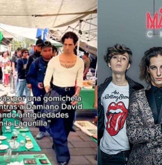 Captan a Damiano David, exvocalista de Måneskin, en la Lagunilla y se hace viral