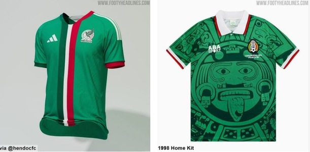 México podría usar un jersey inspirado en el de Francia 1998 (footyheadlines)