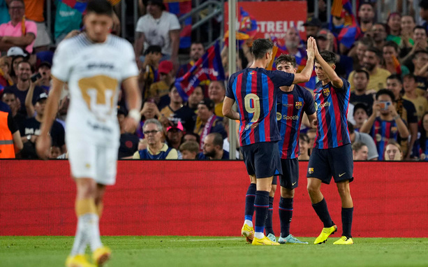 Pumas fue humillado en Barcelona. (Foto: EFE)