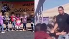 Adulto agrede a niño de cuatro años durante festival escolar en Brasil y genera indignación en redes sociales. (FOTO): Captura de pantalla.