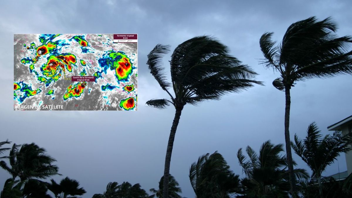¿Cuándo impactará la Tormenta Tropical Erick en México?
