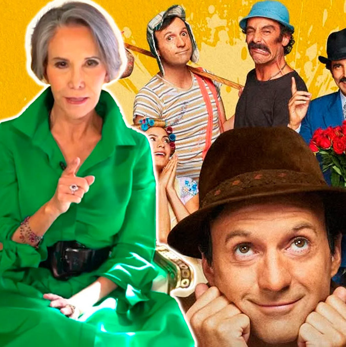 Florinda Meza arremetió contra la serie 'Chespirito: sin querer queriendo'. (Fotos: Instagram @florindamezach1 y @chespiritosinquererqueriendo)