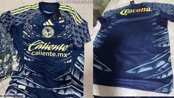 Así luciría la playera de visitante de América para el AP2025 (footyheadlines.com)
