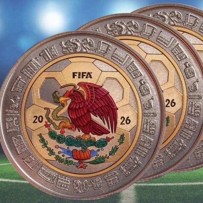 ¡El Banco de México prepara 9 monedas conmemorativas para la Copa Mundial 2026! (especial)