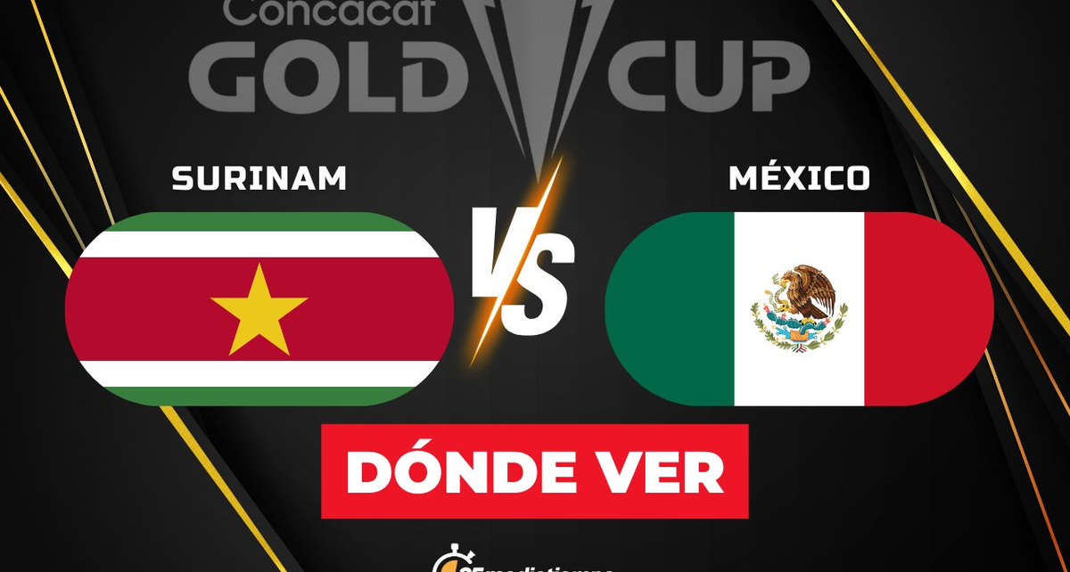 Consulta la previa de México vs. Surinam para ver EN VIVO Jornada 2 Copa Oro 2025. Diseño: Abigail Sequerra