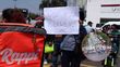 Repartidores de aplicación bloquean Refoma este 18 de junio. (Especial)