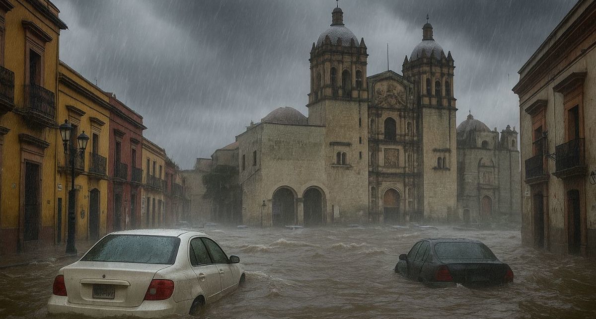 ¡Así lucen las calles de Oaxaca y Guerrero tras el paso de 'Erick'! (IA Sora)