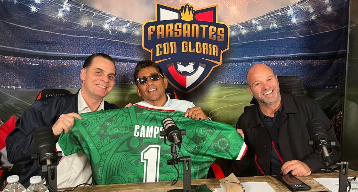 Martinoli y García tuvieron de invitado a Jorge Campos (@cmartinolimx)