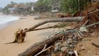 Impacto del Huracán Erick en San Agustinillo, Oaxaca (Reuters)
