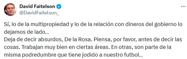 David Faitelson atacó a Grupo Pachuca.
