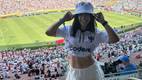 Alana Flores estuvo apoyando a Monterrey en el Rose Bowl (@alanafloresf)