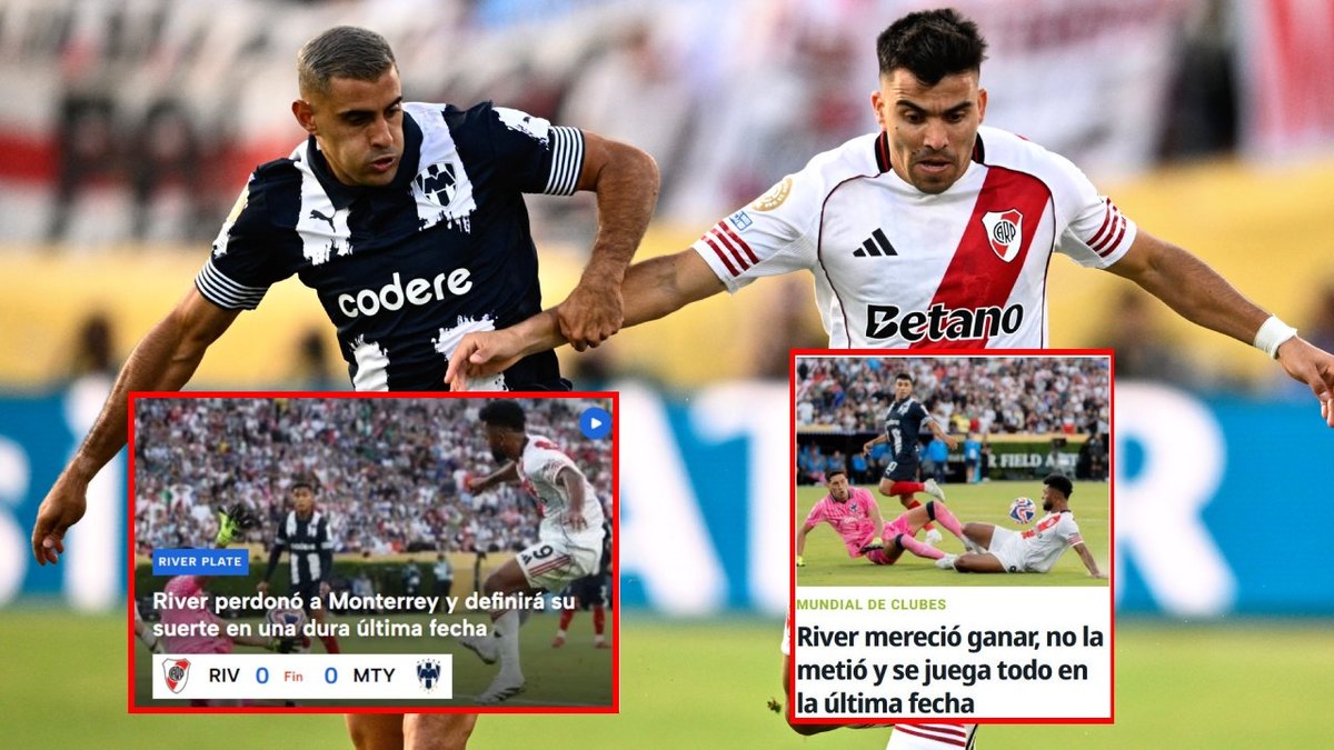 ¿Qué dijo la prensa de Argentina del empate entre Rayados y River? (Reuters | Captura)
