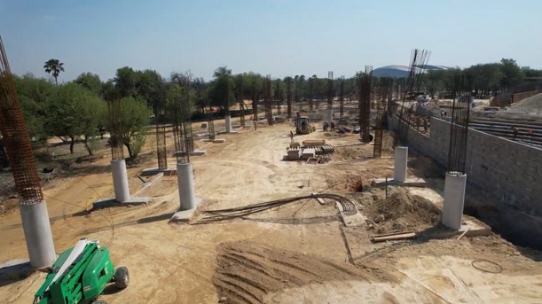 Así continúan las obras del Parque del Agua. (Foto: Cortesía)