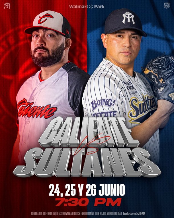 Los lanzadores para la siguiente partido de Sultanes.