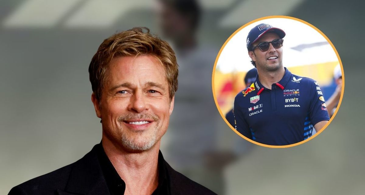 Brad Pitt se declaró 'fan' del piloto mexicano en una reciente entrevista. Foto: Especial