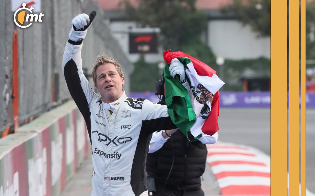 Brad Pitt en rodaje en el Autódromo Hermanos Rodríguez (turismocdmx)