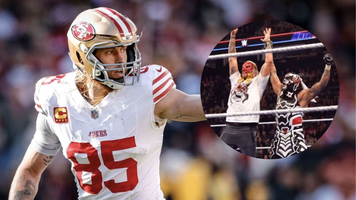 George Kittle compartió más detalles sobre su pasión por WWE y su posible futuro en la compañía. (FOTO): Especial.