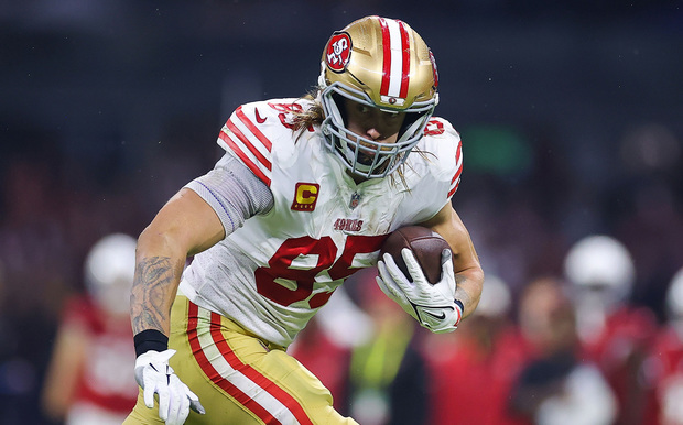 George Kittle, de los que más disfrutó México. (Foto: AFP)