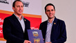 Horacio de la Vega y Beto Guadarrama en la presentación del libro de 100 años de la LMB. (Foto: @LigaMexBeis)