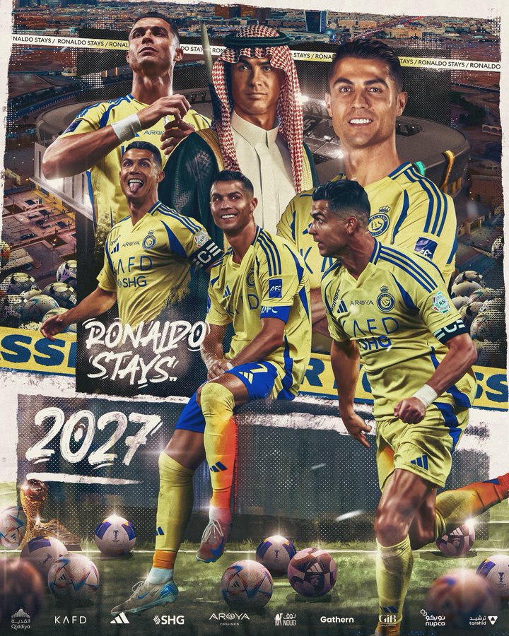 Cristiano renovó contrato con el Al Nassr.