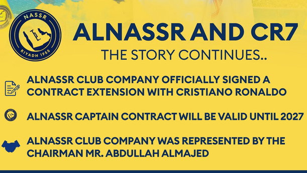 El comunicado que lanzó Al Nassr sobre Cristiano Ronaldo.
