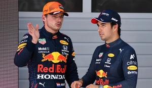 Max Verstappen se refirió a unas declaraciones que brindó Checo Pérez (Reuters)