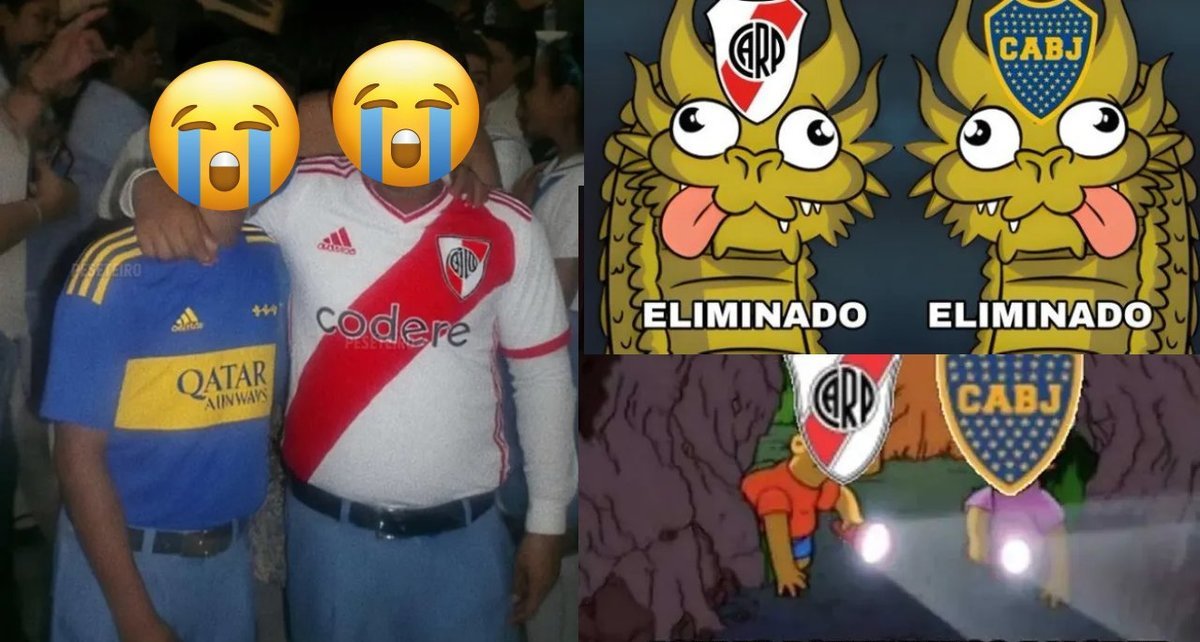 Memes no perdonan a River Plate y Boca Juniors (Captura X)