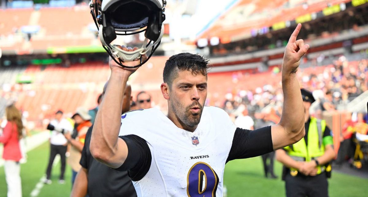 Justin Tucker, ex de los Baltimore Ravens (Reuters)