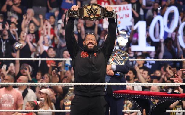 Roman Reigns, el Campeón Indiscutible Universal de WWE (Foto: WWE)