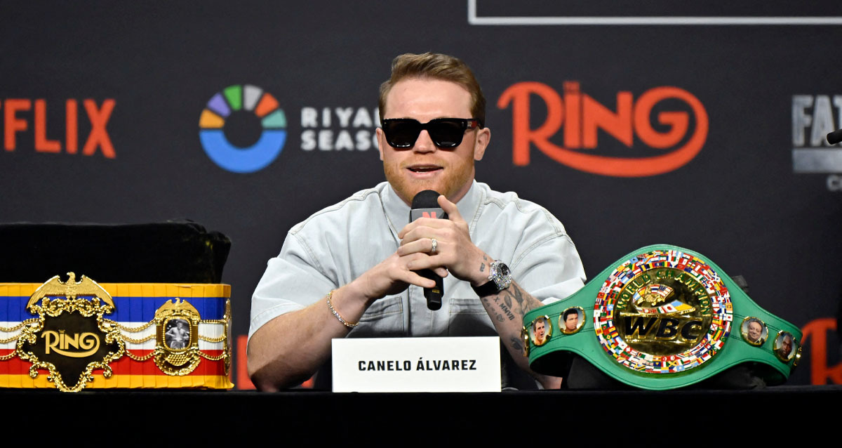 Canelo Álvarez agradeció el respaldo de mexicanos en EE.UU. (Foto: AFP)