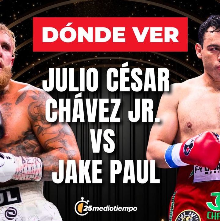 Julio César Chávez Jr. se enfrenta a Jake Paul: cuándo y dónde ver la pelea en México. FOTO: (ESPECIAL)