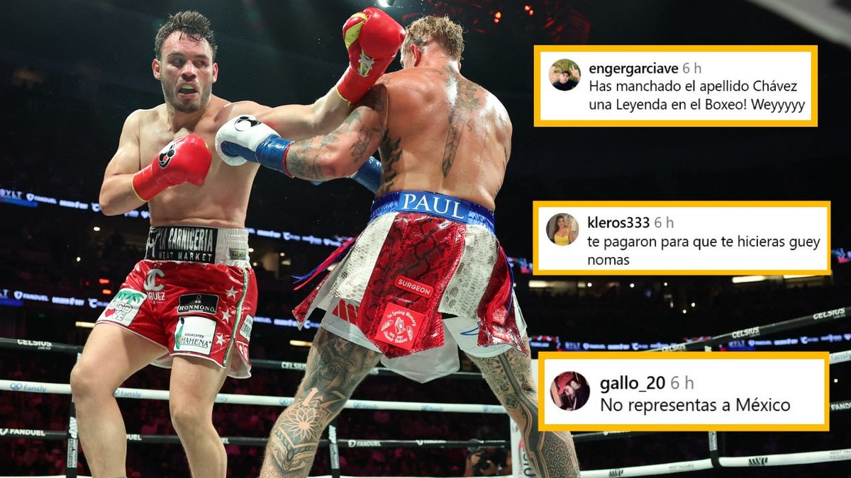 Chávez Jr. perdió por decisión unánime ante Jake Paul  (AFP)