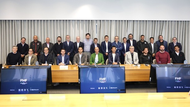 Asistentes a la reunión de la FMF, Liga MX y Comisión de Arbitraje (FMF)