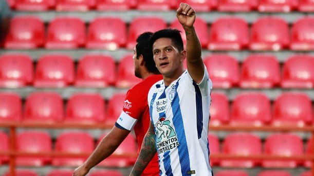Germán Cano, en su etapa como jugador de Pachuca (Imago7)