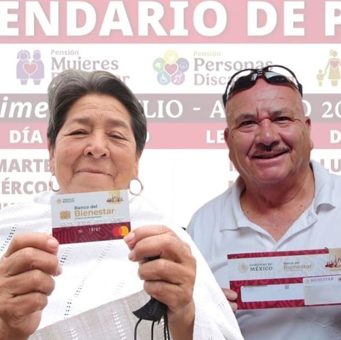 Así quedó el calendario de pagos de la Pensión del Bienestar de julio-agosto 2025| Foto: Especial