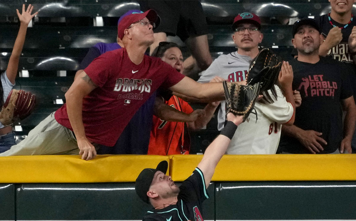 Diamondbacks ubicó al aficionado que ha estado involucrado en 4 incidentes en juegos de MLB. (AP)