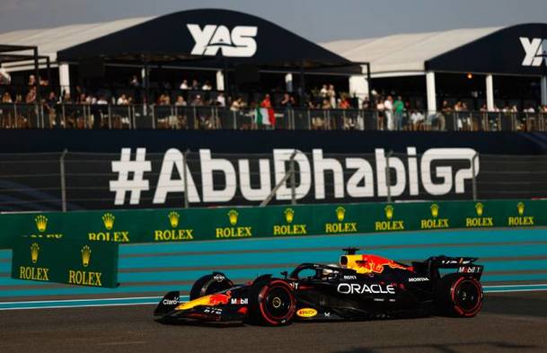 Max Verstappen, en la qualy del GP de Abu Dhabi (Reuters)