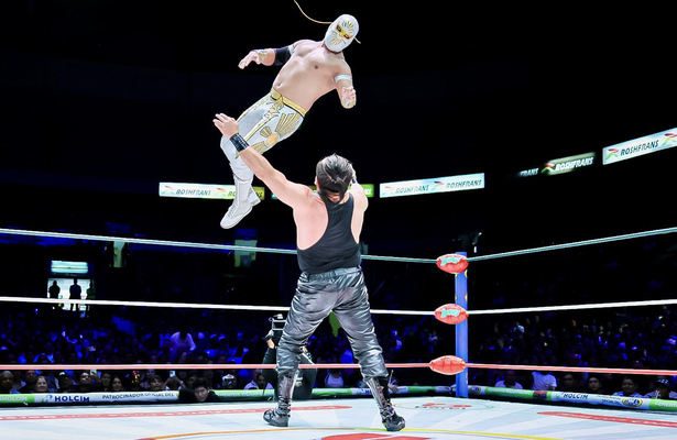Averno, Mephisto y Euforia han sido derrotados por Místico, Flip Gordon y Star Jr. (Foto: @CMLL_OFICIAL)