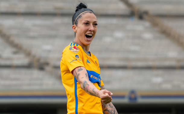 Jenni Hermoso debutó con Tigres Femenil. (Foto: Imago7)