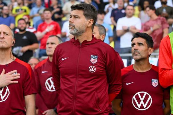 Mauricio Pochettino antes del juego ante Suiza (Reuters)