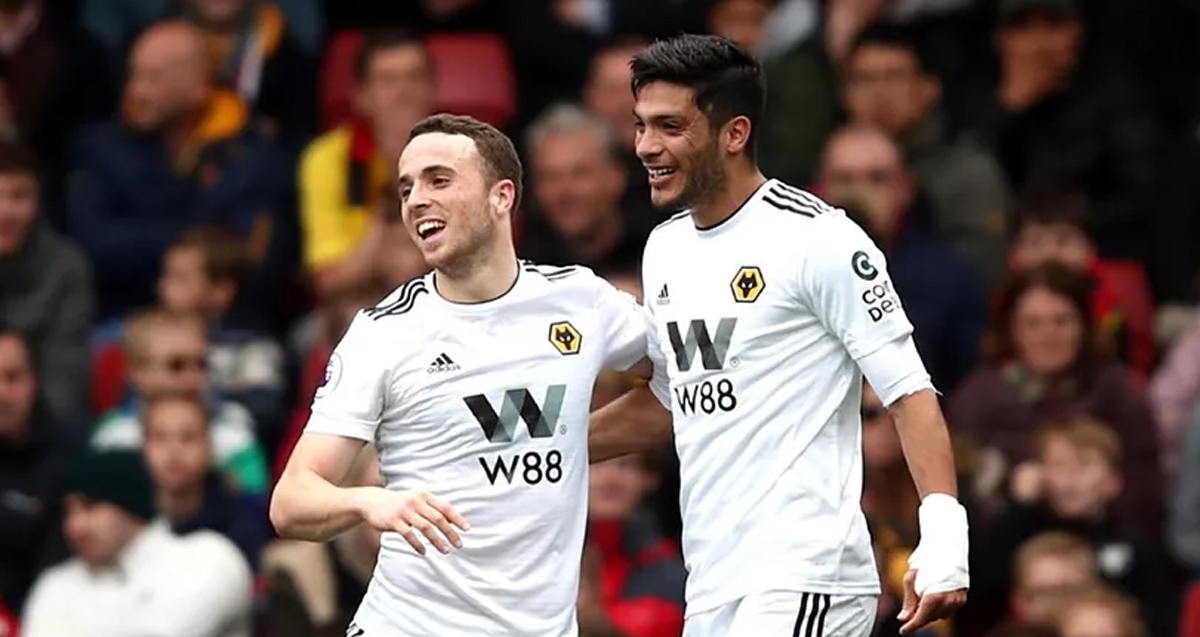 Diogo hizo dupla con Raúl Jiménez, era quien le daba asistencias en Wolves. (Foto: Reuters)