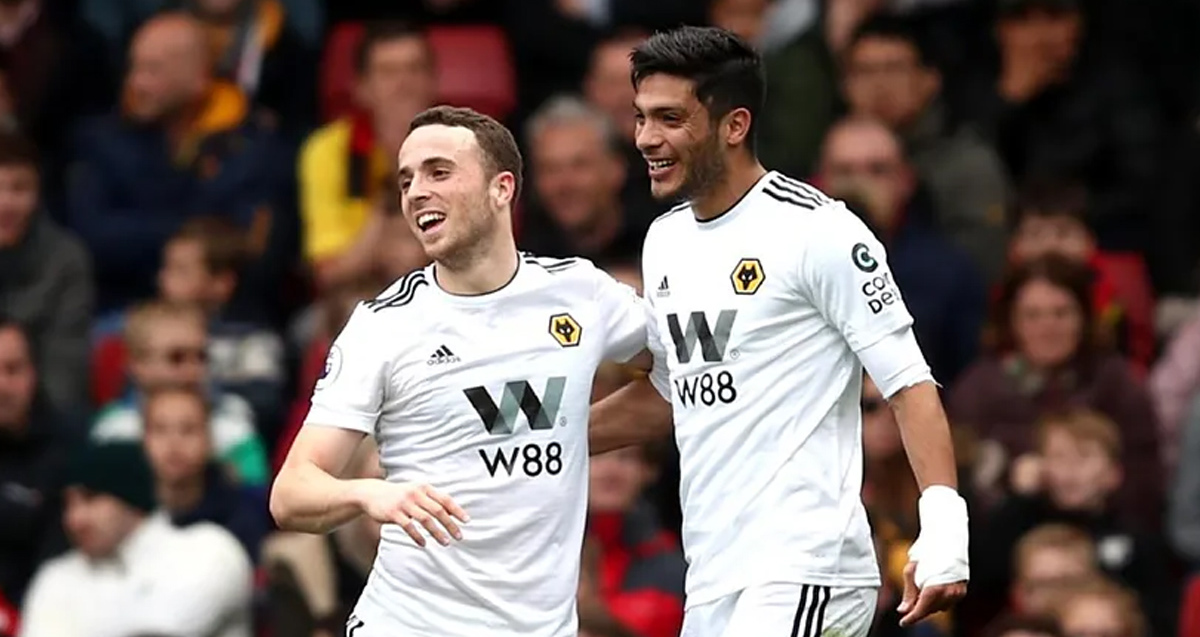 Diogo hizo dupla con Raúl Jiménez, era quien le daba asistencias en Wolves. (Foto: Reuters)