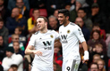 Diogo hizo dupla con Raúl Jiménez, era quien le daba asistencias en Wolves. (Foto: Reuters)