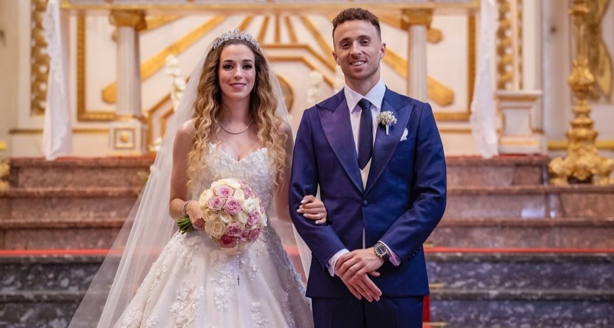 Diogo Jota se había casado con Rute Cardoso, madre de sus hijos (Instagram @diogoj_18)