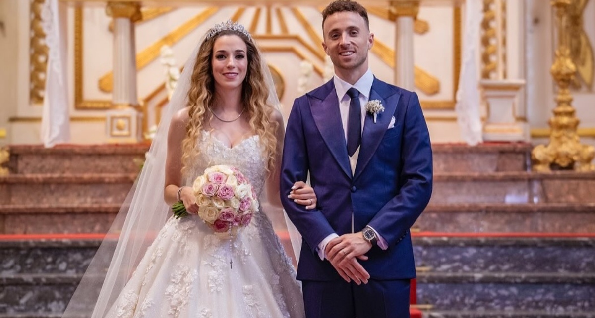Diogo Jota se había casado con Rute Cardoso, madre de sus hijos (Instagram @diogoj_18)