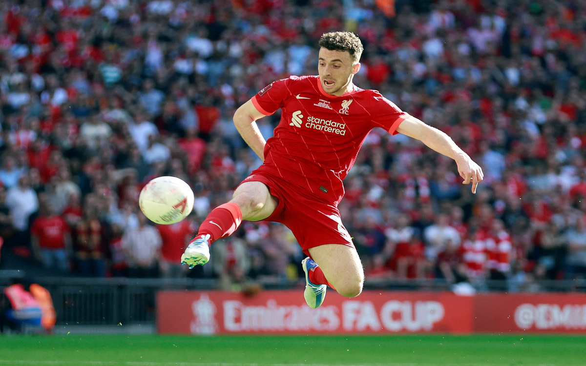Diogo Jota, delantero del Liverpool. (Reuters)