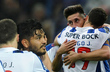 Diogo Jota festejaba con los mexicanos Tecatito Corona y Héctor Herrera. (Foto: Especial)